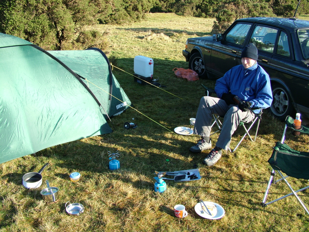 Keywords: TwoSHeds;Robin;Camping;Winter;2006;Dartmoor