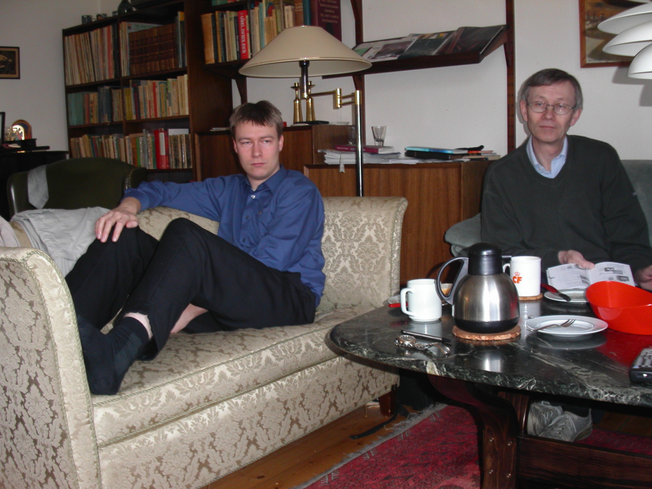 Henrik og Sven Erik, Virum 1. januar 2003
